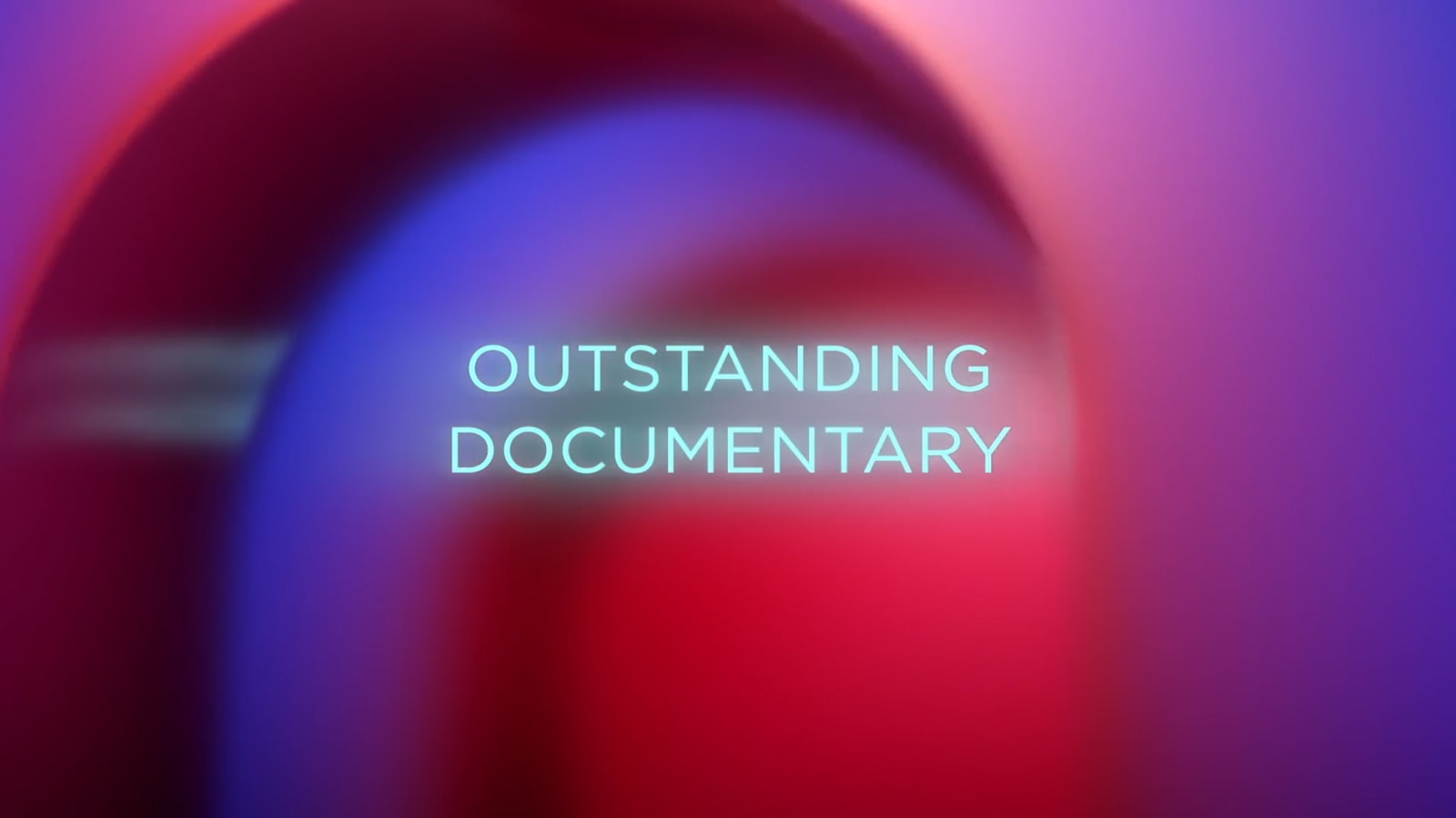 An Outstanding Documentary category card in the 2021 GLAAD graphics.